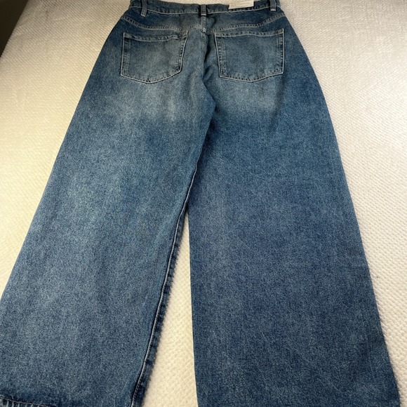 Jason Wu Jaime Barrel Ankle Jeans Super High Rise Relaxed Blue Denim Size 6 27 - Picture 2 of 10